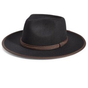 Scala Men's Provato Knit Faux-Wool Safari Hat with Faux-Leather Band Medium